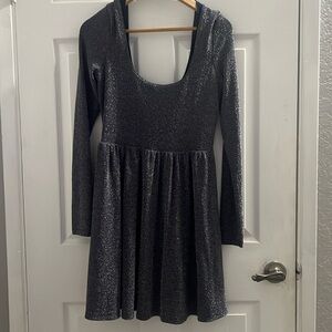 Free people shimmer mini dress, baby doll style